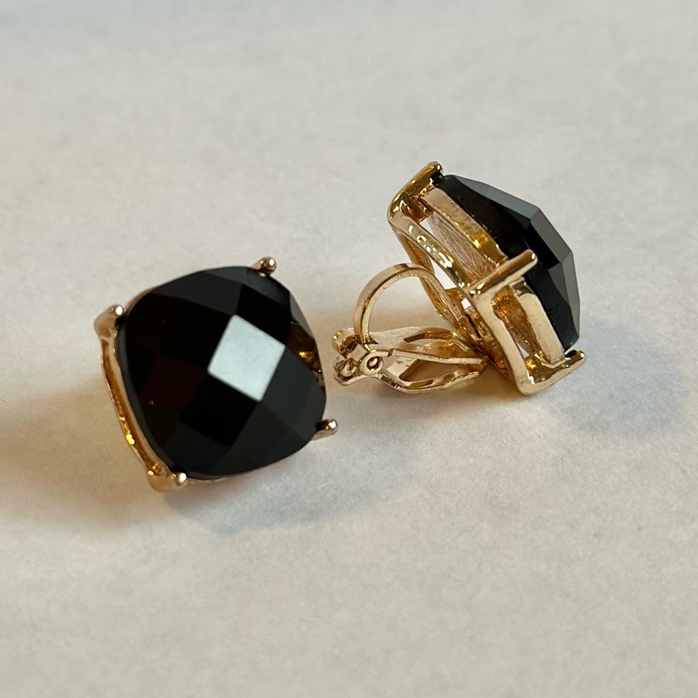 Vintage Stud Clip On Earrings